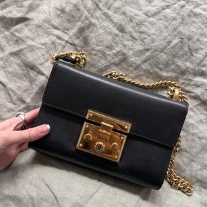 Gucci Padlock Leather Shoulder Bag